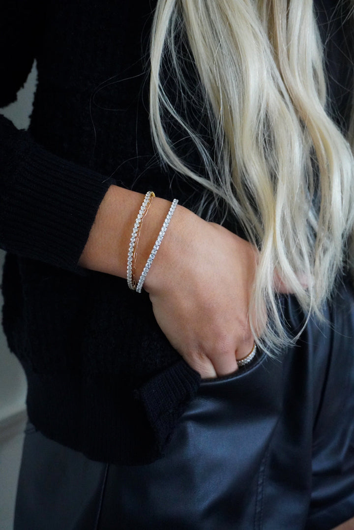 STRETCHY TENNIS BRACELET-Chansuttpearls-Shop with Bloom West Boutique, Women&