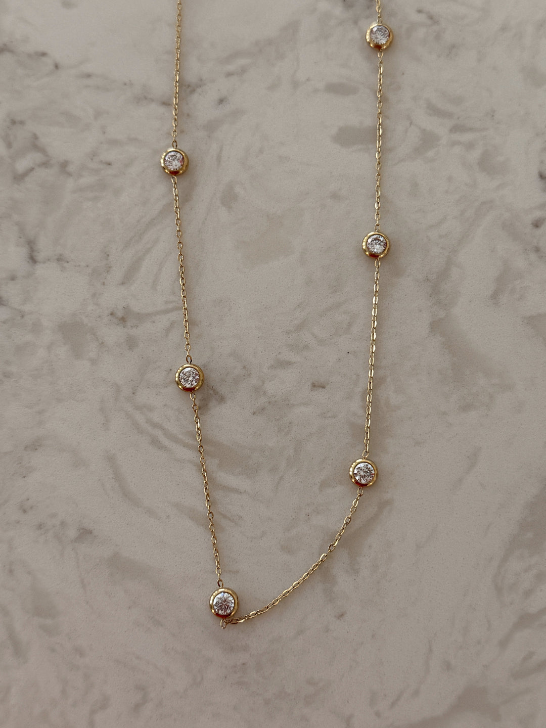 DAINTY DIAMOND NECKLACE-Chansuttpearls-Shop with Bloom West Boutique, Women&