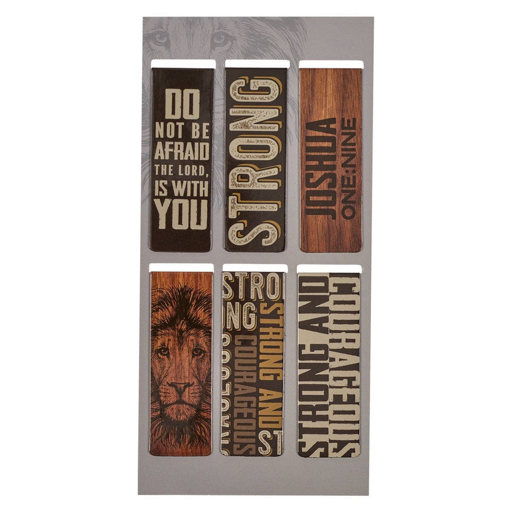 Magnetic Bookmark Set Strong and Courageous-Bible Accessories-Christian Art Gifts-Shop with Bloom West Boutique, Women's Fashion Boutique, Located in Houma, Louisiana