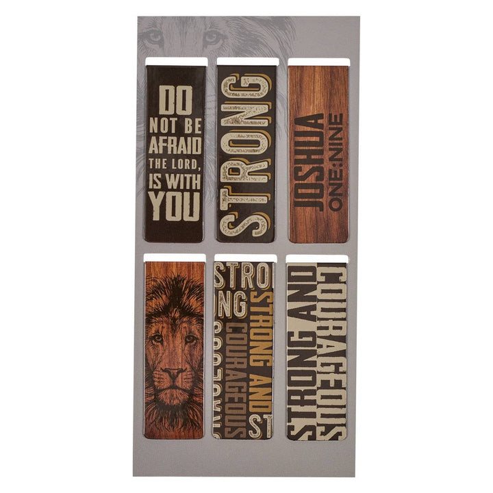 Magnetic Bookmark Set Strong and Courageous-Bible Accessories-Christian Art Gifts-Shop with Bloom West Boutique, Women's Fashion Boutique, Located in Houma, Louisiana
