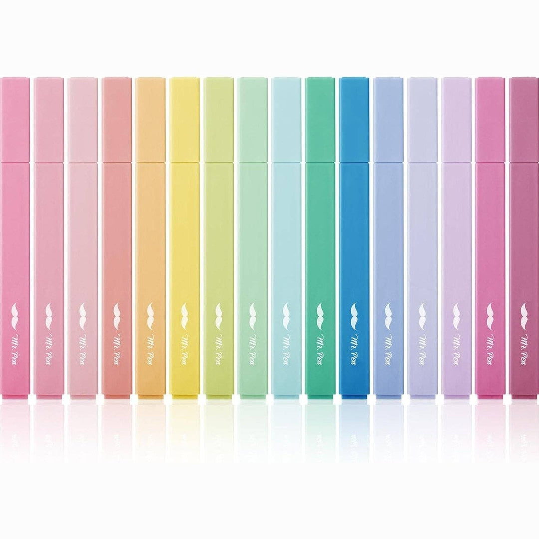 Aesthetic Highlighters, 16 pcs, Chisel Tip, Assorted-Mr. Pen-Shop with Bloom West Boutique, Women's Fashion Boutique, Located in Houma, Louisiana