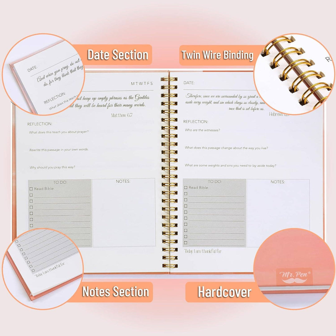 Sunset Blush Mr. Pen Bible Journaling Kit for Women-Accessories-Mr. Pen-Shop with Bloom West Boutique, Women's Fashion Boutique, Located in Houma, Louisiana
