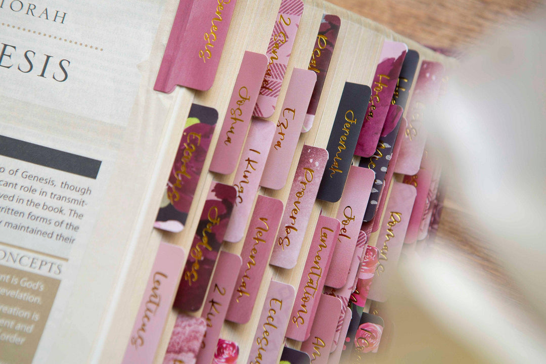 Floral Bible Tabs | Bible Book Tabs-Accessories-Chosen & Cherished-Shop with Bloom West Boutique, Women's Fashion Boutique, Located in Houma, Louisiana