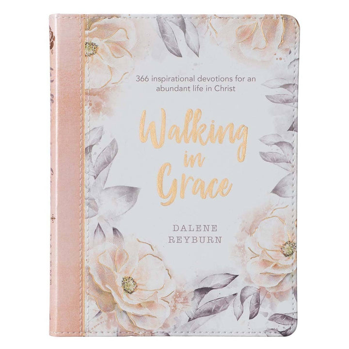 Devotional Walking In Grace Faux Leather-Bibles & Devotionals-Christian Art Gifts-Shop with Bloom West Boutique, Women's Fashion Boutique, Located in Houma, Louisiana