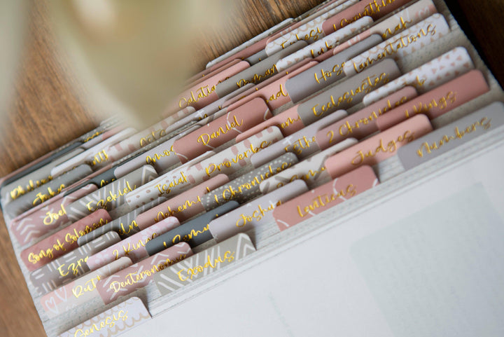 Bible Tabs | Neutral Bible Index Tabs-Accessories-Chosen & Cherished-Shop with Bloom West Boutique, Women's Fashion Boutique, Located in Houma, Louisiana