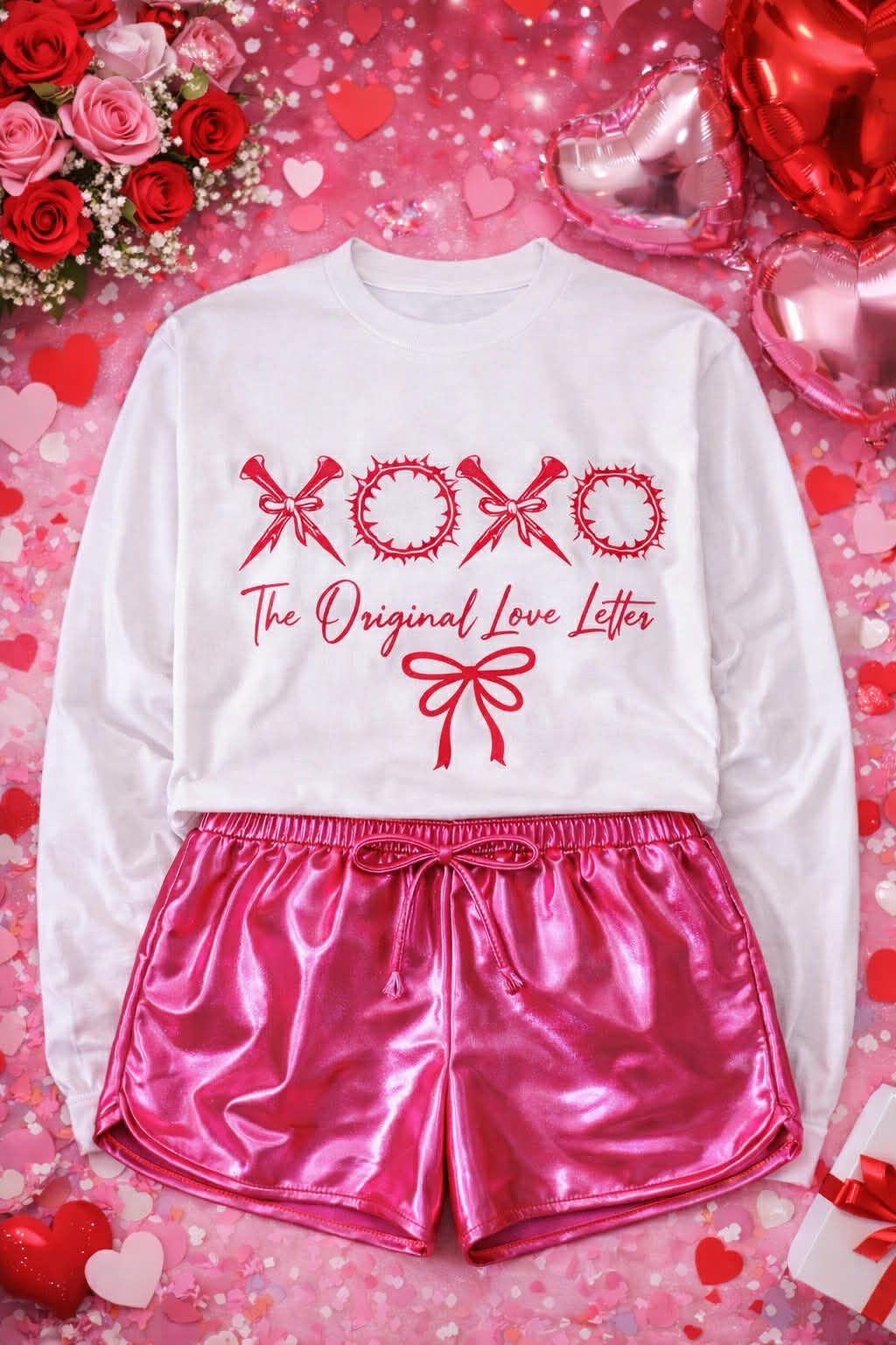 Love Letter Tee Top-Tops-Bloom West Boutique-Shop with Bloom West Boutique, Women's Fashion Boutique, Located in Houma, Louisiana