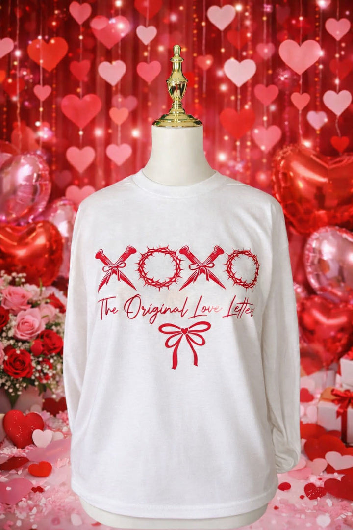 Love Letter Tee Top-Tops-Bloom West Boutique-Shop with Bloom West Boutique, Women's Fashion Boutique, Located in Houma, Louisiana