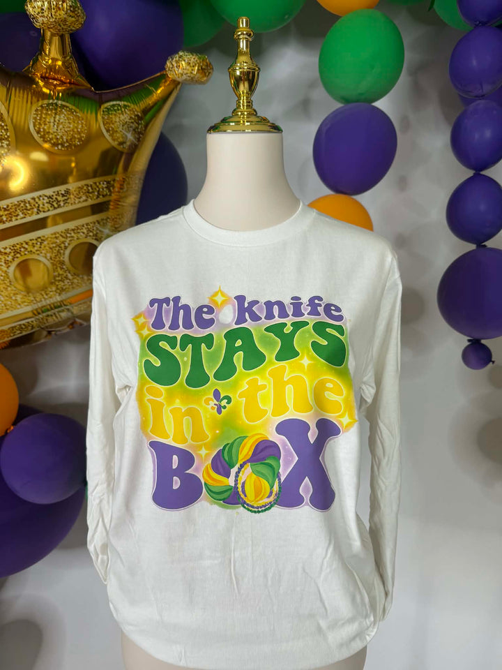 The Knife Stays in the Box Top-Tops-Bloom West Boutique-Shop with Bloom West Boutique, Women's Fashion Boutique, Located in Houma, Louisiana