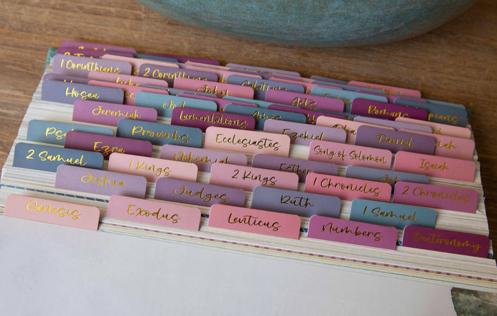 Ombre Bible Index Tabs | Colorful Bible Tabs-Accessories-Chosen & Cherished-Shop with Bloom West Boutique, Women's Fashion Boutique, Located in Houma, Louisiana