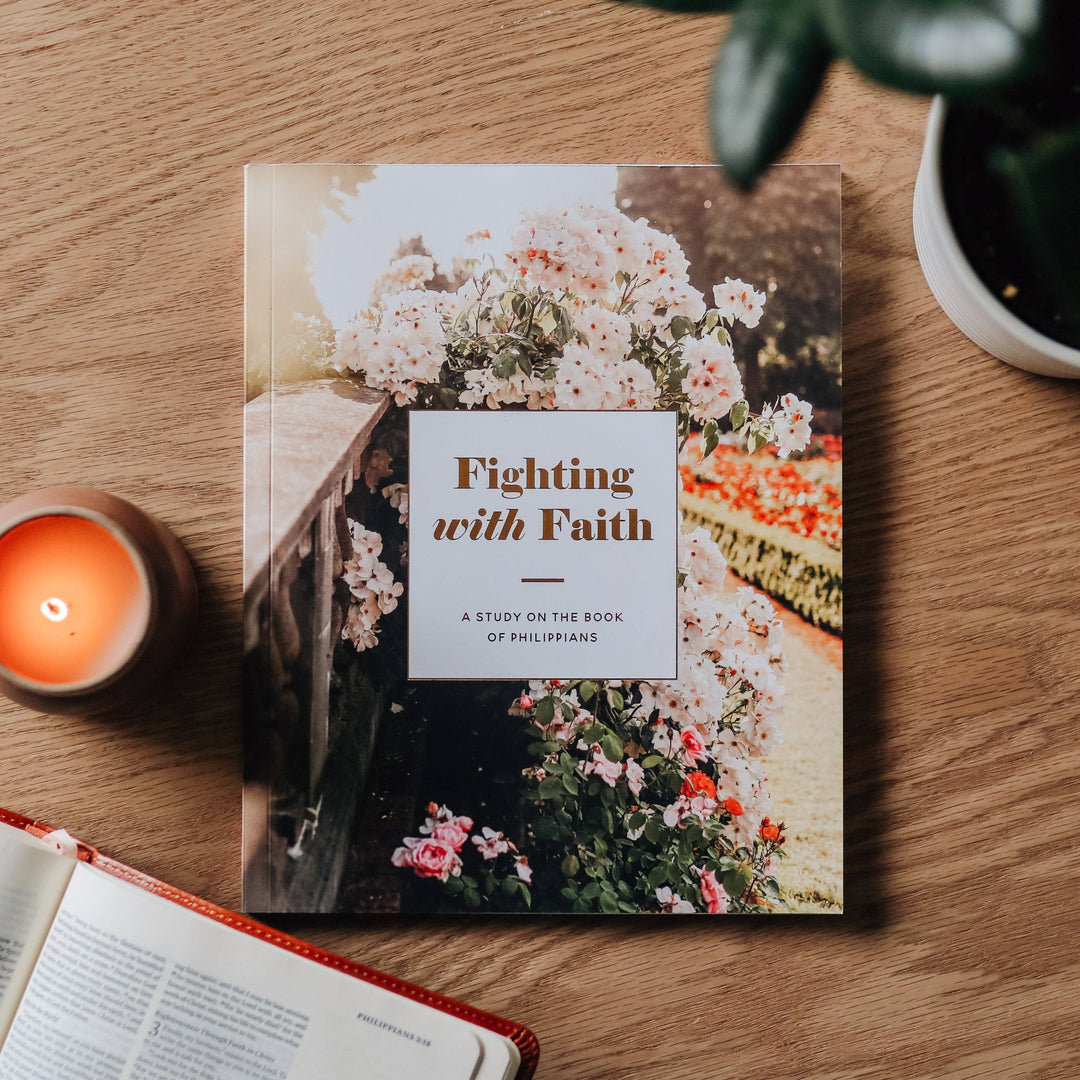 Fighting with Faith | Philippians Study-Bibles & Devotionals-The Daily Grace Co-Shop with Bloom West Boutique, Women's Fashion Boutique, Located in Houma, Louisiana
