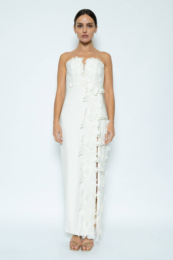 Maison Lueur Sculpted Column Gown PRE-ORDER-Maxi Dresses-Fore Collection-Shop with Bloom West Boutique, Women&