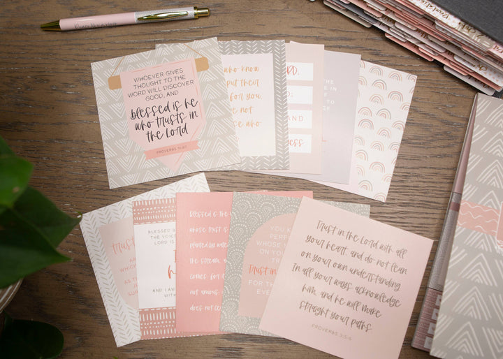 Bible Verse Cards on Trusting God-Bible Accessories-Chosen & Cherished-Shop with Bloom West Boutique, Women's Fashion Boutique, Located in Houma, Louisiana