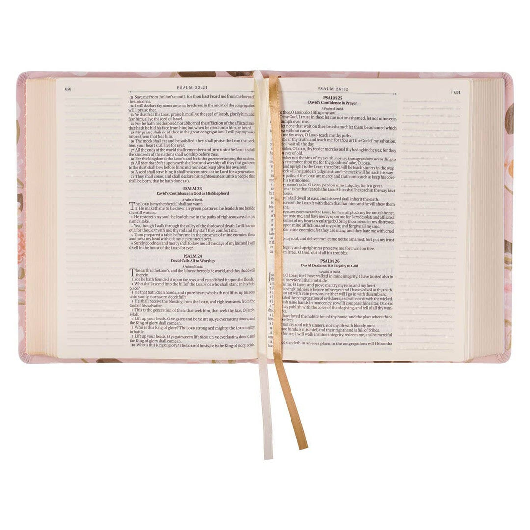 KJV Notetaking Bible Faux Leather Strength&Dignity Prov31:25-Accessories-Christian Art Gifts-Shop with Bloom West Boutique, Women's Fashion Boutique, Located in Houma, Louisiana
