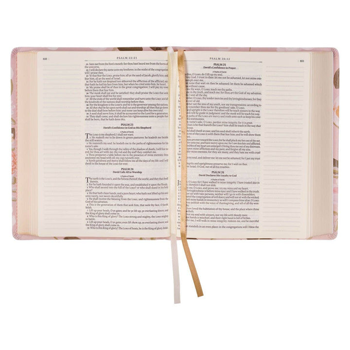 KJV Notetaking Bible Faux Leather Strength&Dignity Prov31:25-Accessories-Christian Art Gifts-Shop with Bloom West Boutique, Women's Fashion Boutique, Located in Houma, Louisiana