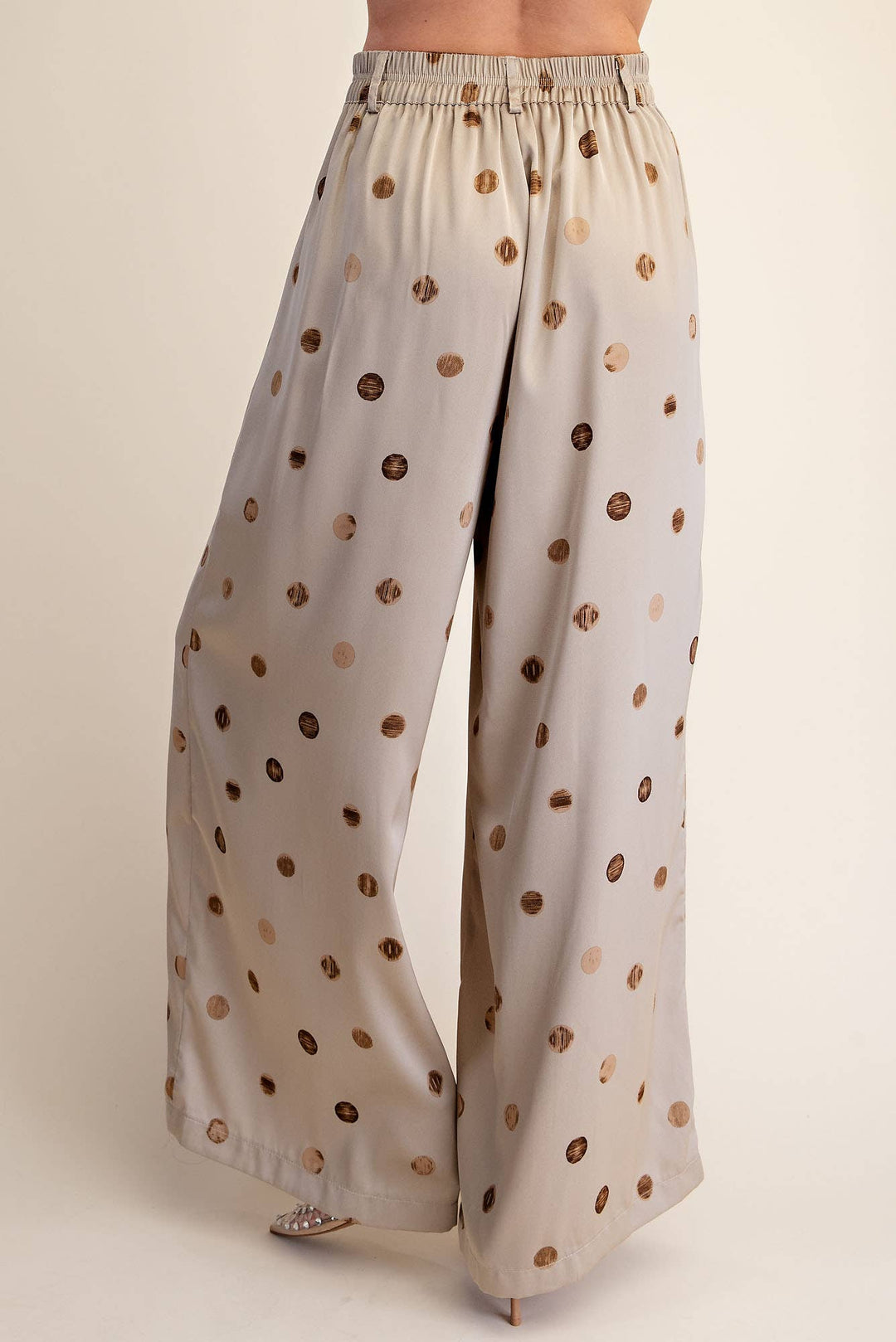 Tailored Wide Polka Dot High Waist Pants-Glam-Shop with Bloom West Boutique, Women&