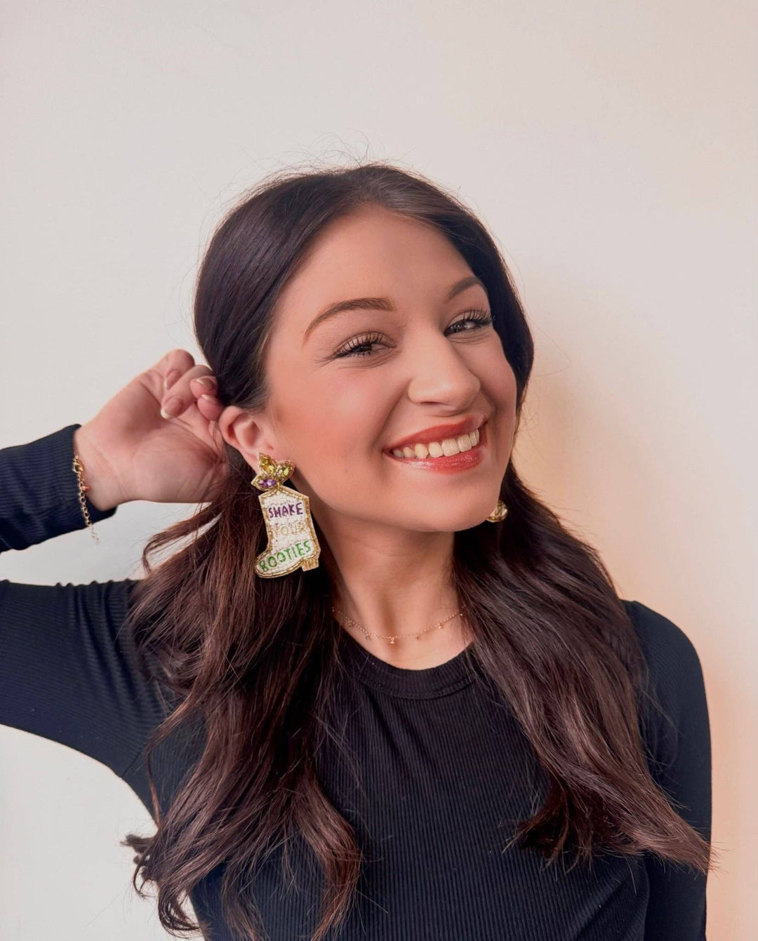 Shake Your Booties Earrings PREORDER-Earrings-La Luna Belle LLC-Shop with Bloom West Boutique, Women's Fashion Boutique, Located in Houma, Louisiana