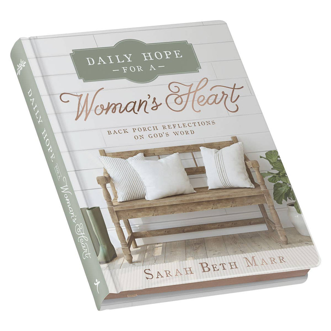 Devotional Daily Hope for a Woman's Heart Hardcover-Bible Accessories-Christian Art Gifts-Shop with Bloom West Boutique, Women's Fashion Boutique, Located in Houma, Louisiana