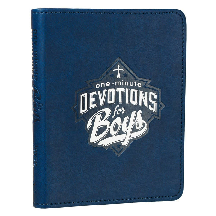 One-Minute Devotions for Boys Faux Leather-Bibles & Devotionals-Christian Art Gifts-Shop with Bloom West Boutique, Women's Fashion Boutique, Located in Houma, Louisiana