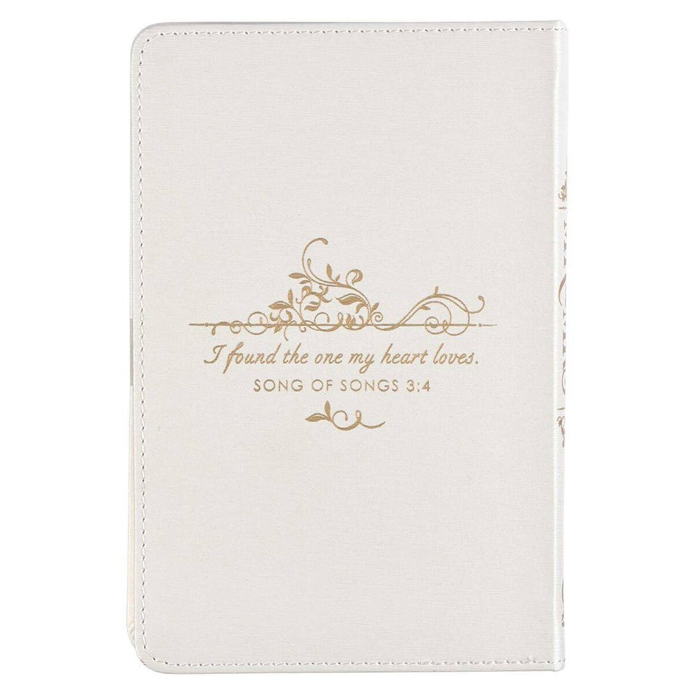 Devotional for Mr. & Mrs. White Faux Leather-Bibles & Devotionals-Christian Art Gifts-Shop with Bloom West Boutique, Women's Fashion Boutique, Located in Houma, Louisiana