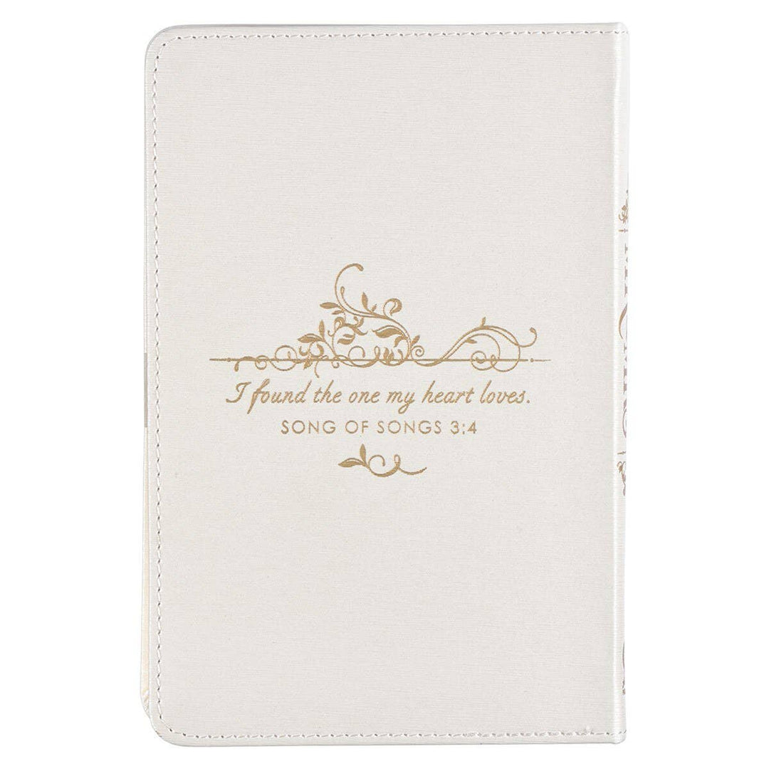 Devotional for Mr. & Mrs. White Faux Leather-Bibles & Devotionals-Christian Art Gifts-Shop with Bloom West Boutique, Women's Fashion Boutique, Located in Houma, Louisiana