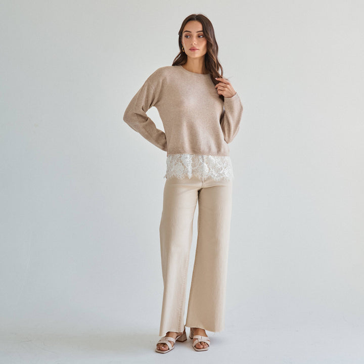 AT3508 Lace sweater-Able-Shop with Bloom West Boutique, Women&
