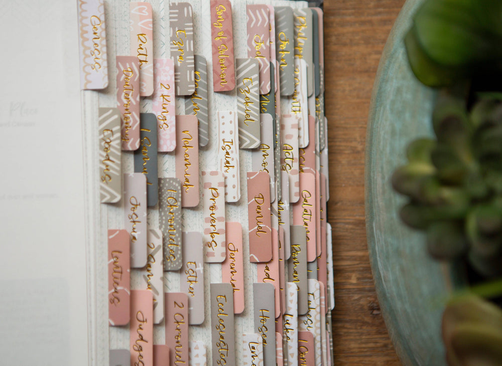 Bible Tabs | Neutral Bible Index Tabs-Accessories-Chosen & Cherished-Shop with Bloom West Boutique, Women's Fashion Boutique, Located in Houma, Louisiana