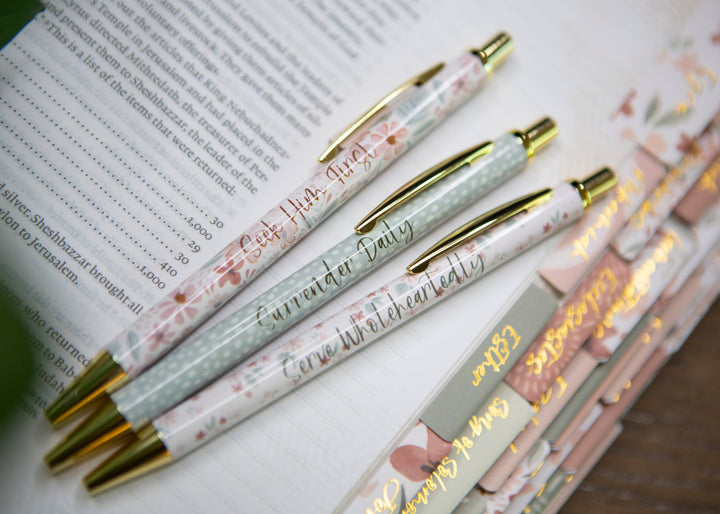 Floral Pens for Bible Study-Accessories-Chosen & Cherished-Shop with Bloom West Boutique, Women's Fashion Boutique, Located in Houma, Louisiana