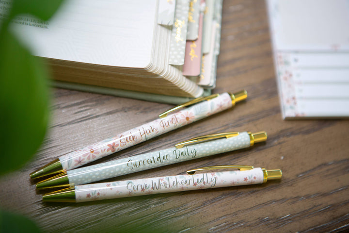 Floral Pens for Bible Study-Accessories-Chosen & Cherished-Shop with Bloom West Boutique, Women's Fashion Boutique, Located in Houma, Louisiana