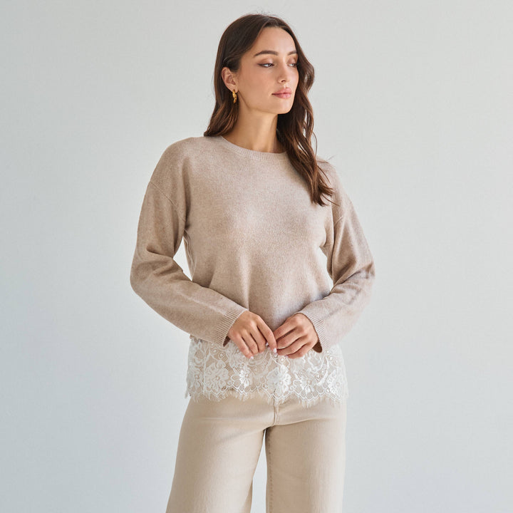 AT3508 Lace sweater-Able-Shop with Bloom West Boutique, Women&