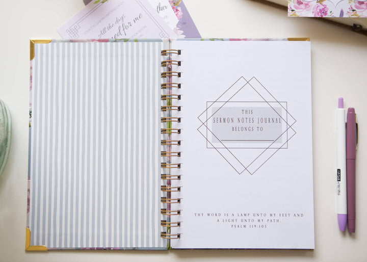 Sermon Notebook | Sermon Notes Journal-Bible Accessories-Chosen & Cherished-Shop with Bloom West Boutique, Women's Fashion Boutique, Located in Houma, Louisiana