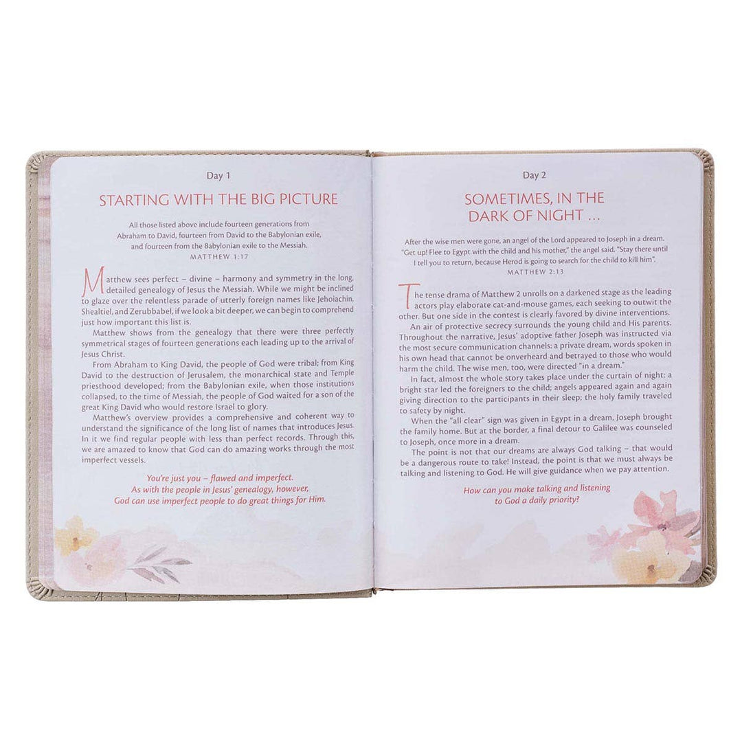 Devotional My Quiet Time Faux Leather-Bibles & Devotionals-Christian Art Gifts-Shop with Bloom West Boutique, Women's Fashion Boutique, Located in Houma, Louisiana