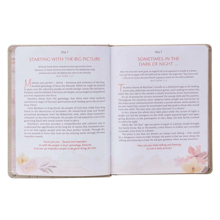 Devotional My Quiet Time Faux Leather-Bibles & Devotionals-Christian Art Gifts-Shop with Bloom West Boutique, Women's Fashion Boutique, Located in Houma, Louisiana
