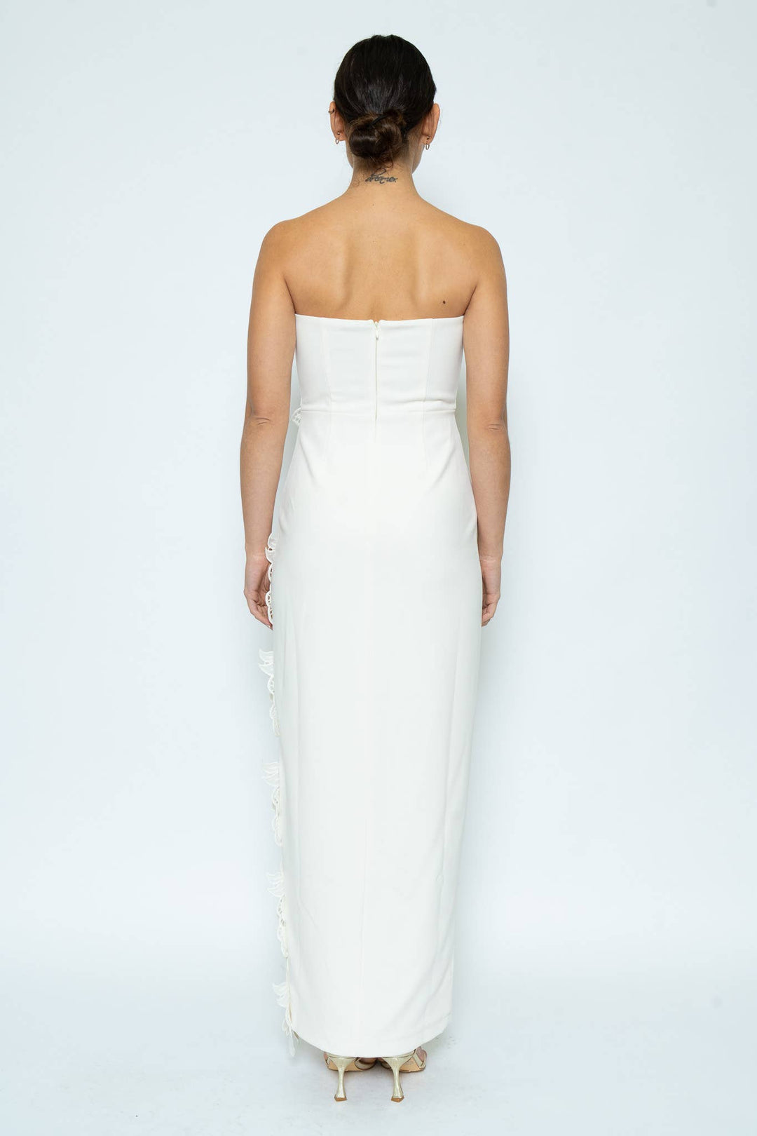 Maison Lueur Sculpted Column Gown PRE-ORDER-Maxi Dresses-Fore Collection-Shop with Bloom West Boutique, Women&