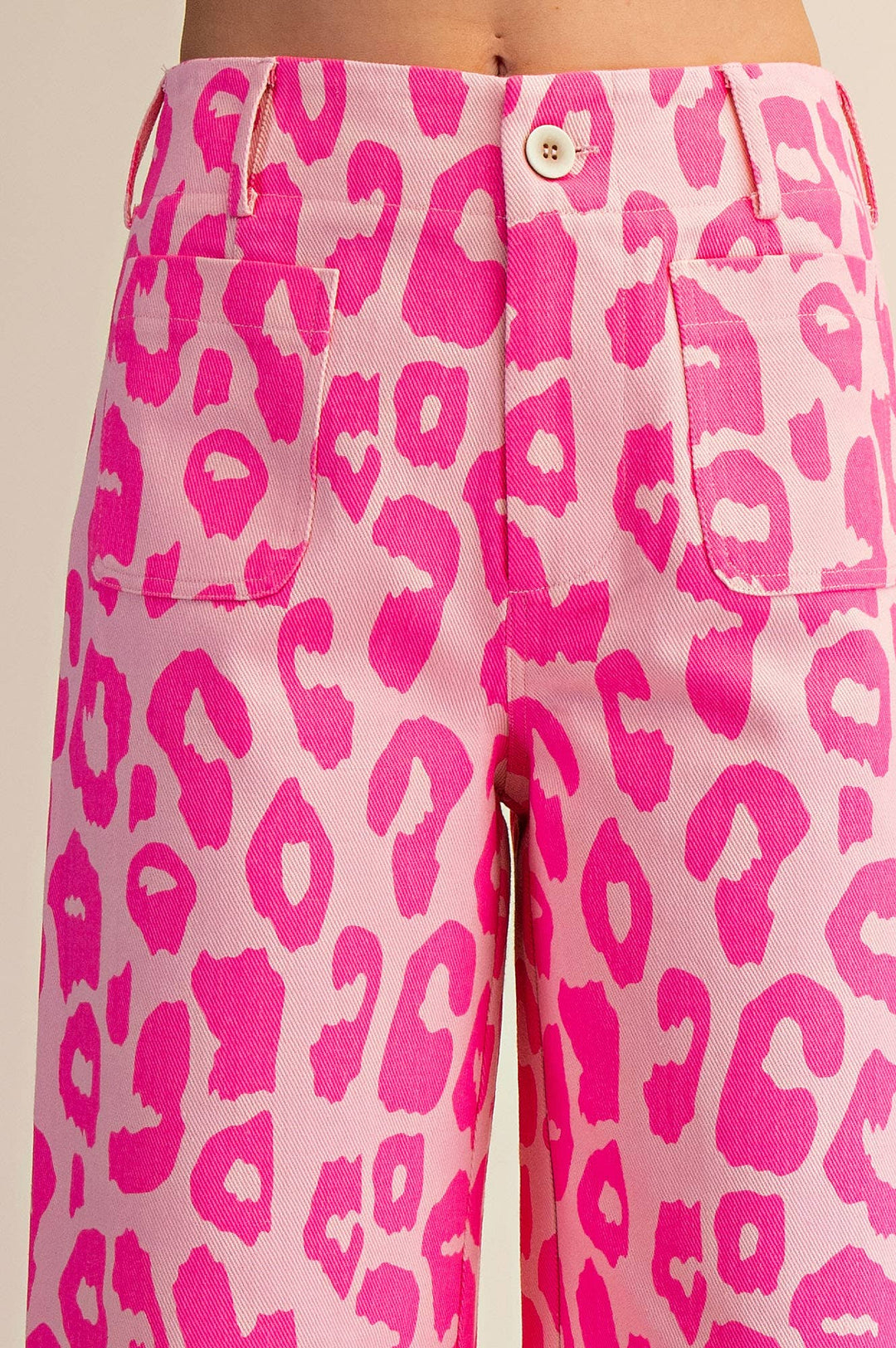Colette Cropped Wide-Leg Neon Leopard Pants-Glam-Shop with Bloom West Boutique, Women&