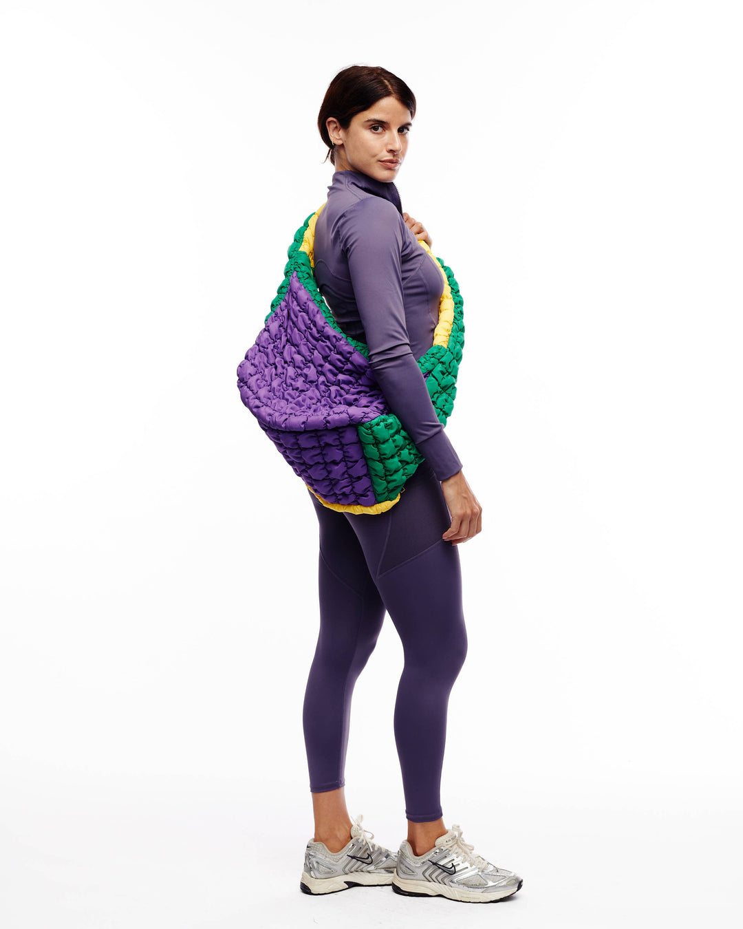 Mardi Gras Puffer Bag-Handbags-SongLily-Shop with Bloom West Boutique, Women's Fashion Boutique, Located in Houma, Louisiana