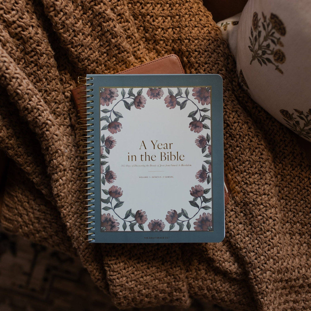 A Year in the Bible | 365 Days of Discovering the Beauty of Jesus from Genesis to Revelation | Volume 1-The Daily Grace Co-Shop with Bloom West Boutique, Women's Fashion Boutique, Located in Houma, Louisiana