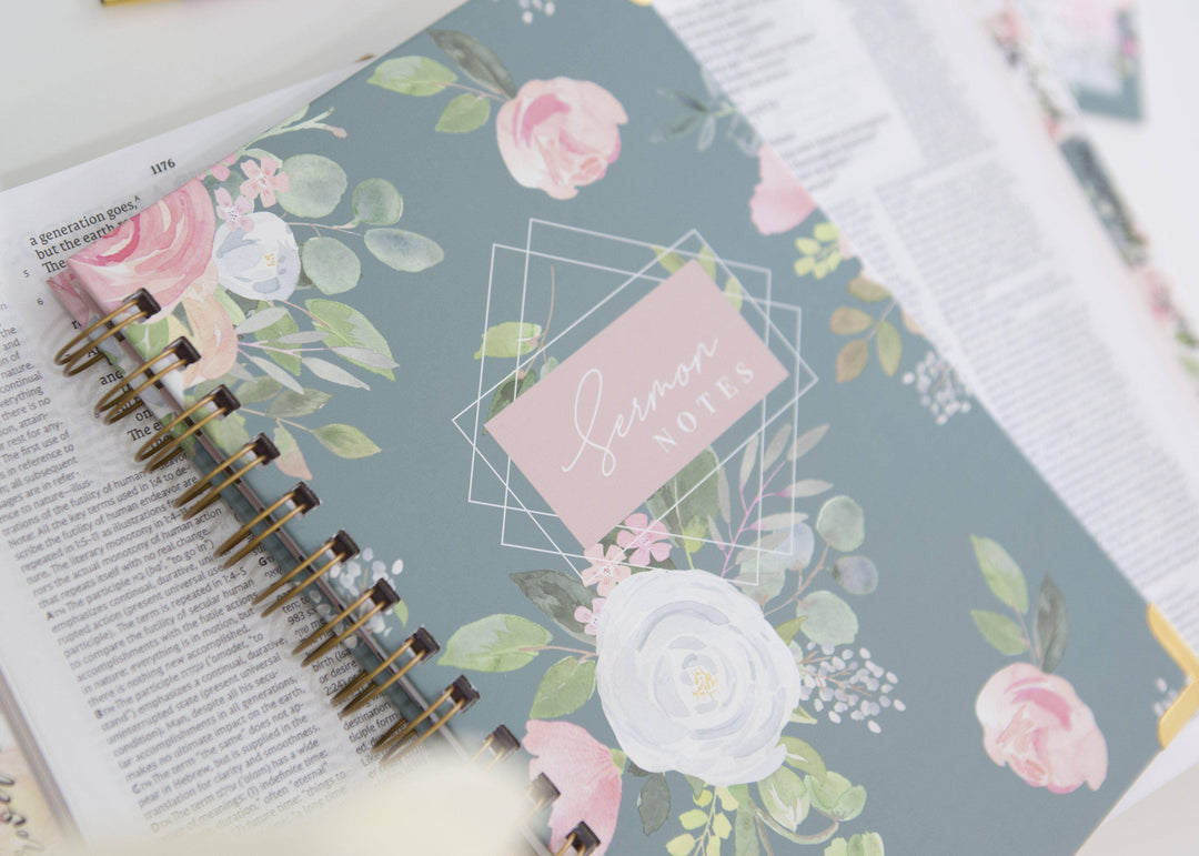 Sermon Notebook | Sermon Notes Journal-Bible Accessories-Chosen & Cherished-Shop with Bloom West Boutique, Women's Fashion Boutique, Located in Houma, Louisiana