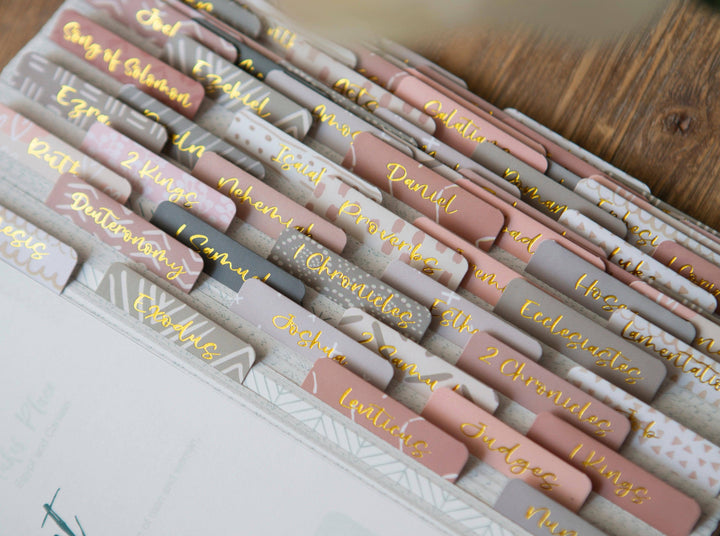 Bible Tabs | Neutral Bible Index Tabs-Accessories-Chosen & Cherished-Shop with Bloom West Boutique, Women's Fashion Boutique, Located in Houma, Louisiana
