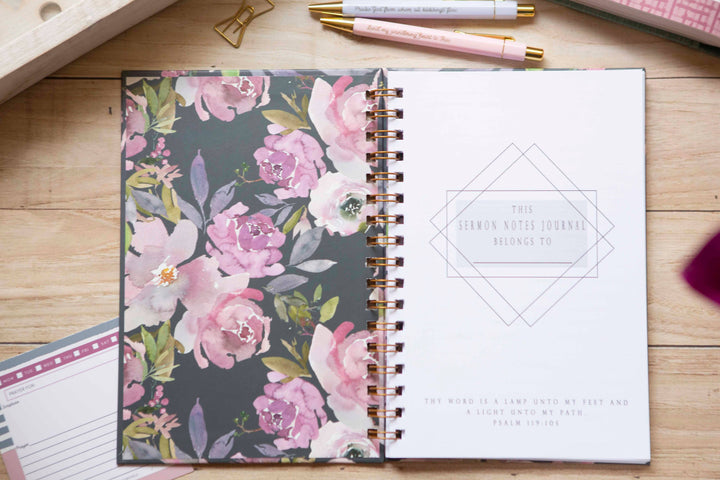 Sermon Notes Journal | Sermon Notebook-Accessories-Chosen & Cherished-Shop with Bloom West Boutique, Women's Fashion Boutique, Located in Houma, Louisiana