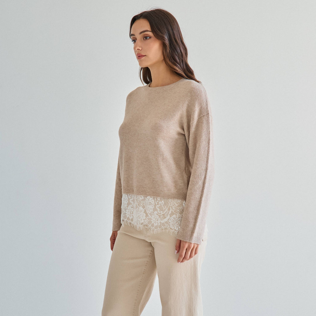 AT3508 Lace sweater-Able-Shop with Bloom West Boutique, Women&