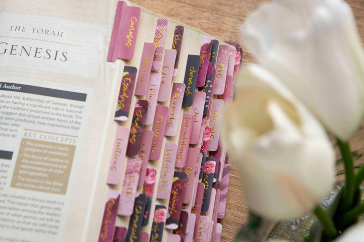 Floral Bible Tabs | Bible Book Tabs-Accessories-Chosen & Cherished-Shop with Bloom West Boutique, Women's Fashion Boutique, Located in Houma, Louisiana