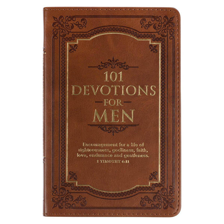 101 Devotions for Men Faux Leather-Christian Art Gifts-Shop with Bloom West Boutique, Women's Fashion Boutique, Located in Houma, Louisiana