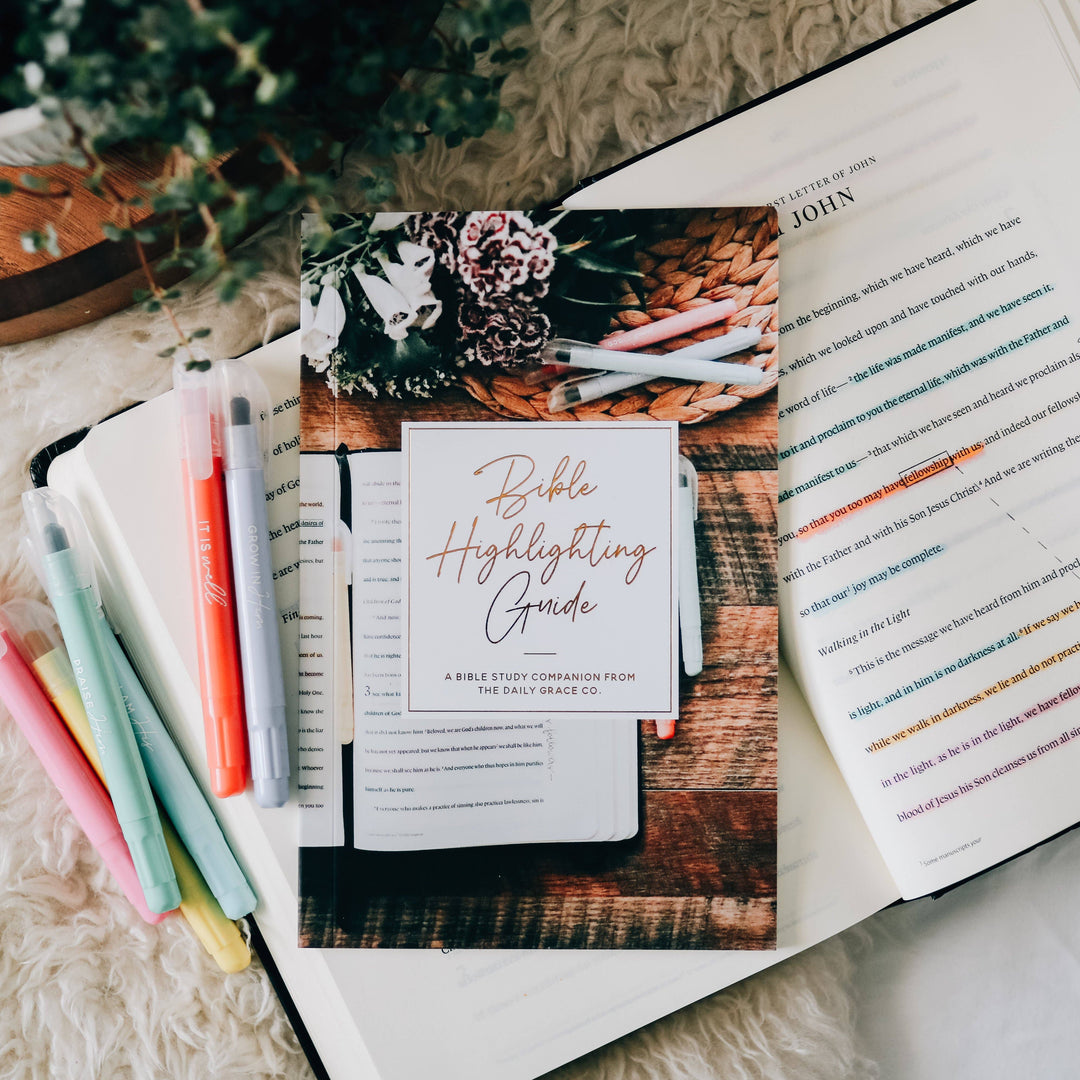 Bible Highlighting Guide-The Daily Grace Co-Shop with Bloom West Boutique, Women's Fashion Boutique, Located in Houma, Louisiana