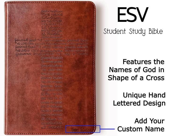 ESV Student Study Bible with Names of God-Bibles & Devotionals-Joy Creative Bibles-Shop with Bloom West Boutique, Women's Fashion Boutique, Located in Houma, Louisiana