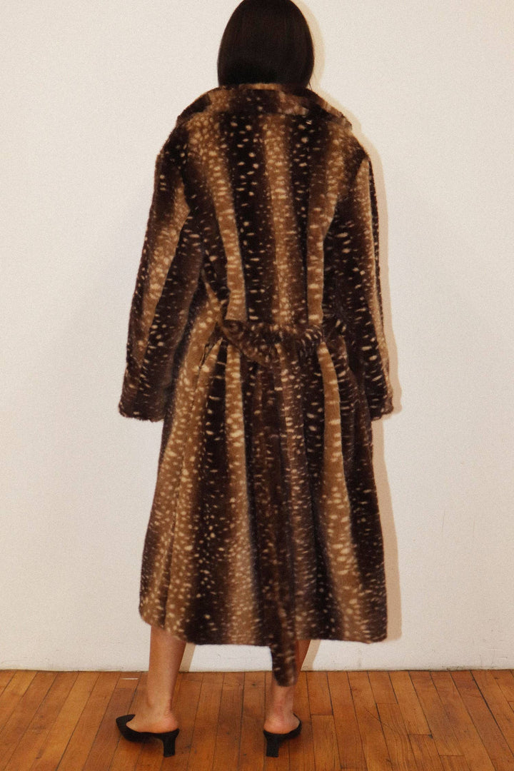 Faux Fur Midi Coat-Bailey Rose-Shop with Bloom West Boutique, Women&