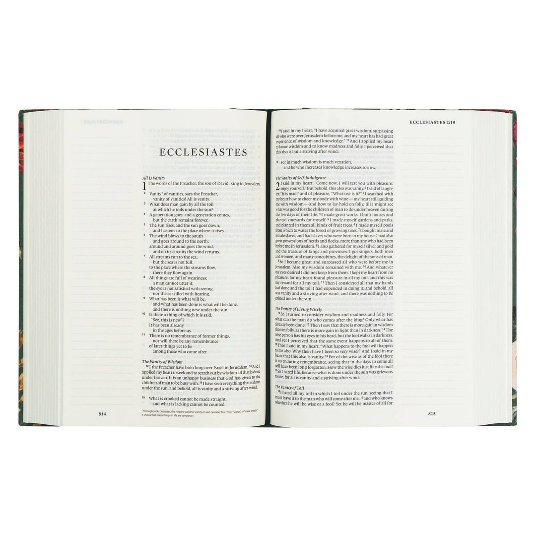ESV Large Print Journaling Bible : Hollis Theme-Bibles & Devotionals-Hosanna Revival-Shop with Bloom West Boutique, Women's Fashion Boutique, Located in Houma, Louisiana