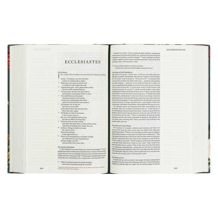 ESV Large Print Journaling Bible : Hollis Theme-Bibles & Devotionals-Hosanna Revival-Shop with Bloom West Boutique, Women's Fashion Boutique, Located in Houma, Louisiana