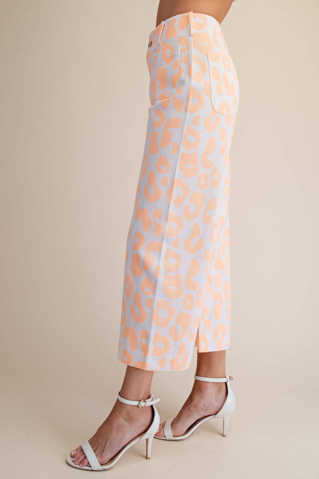 Colette Cropped Wide-Leg Neon Leopard Pants-Glam-Shop with Bloom West Boutique, Women&