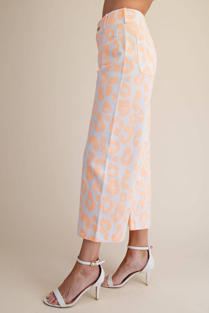 Colette Cropped Wide-Leg Neon Leopard Pants-Glam-Shop with Bloom West Boutique, Women&