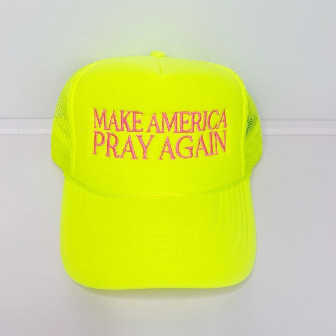 Make America Pray Again Trucker Hat-Accessories-Poppy & Pine-Shop with Bloom West Boutique, Women's Fashion Boutique, Located in Houma, Louisiana